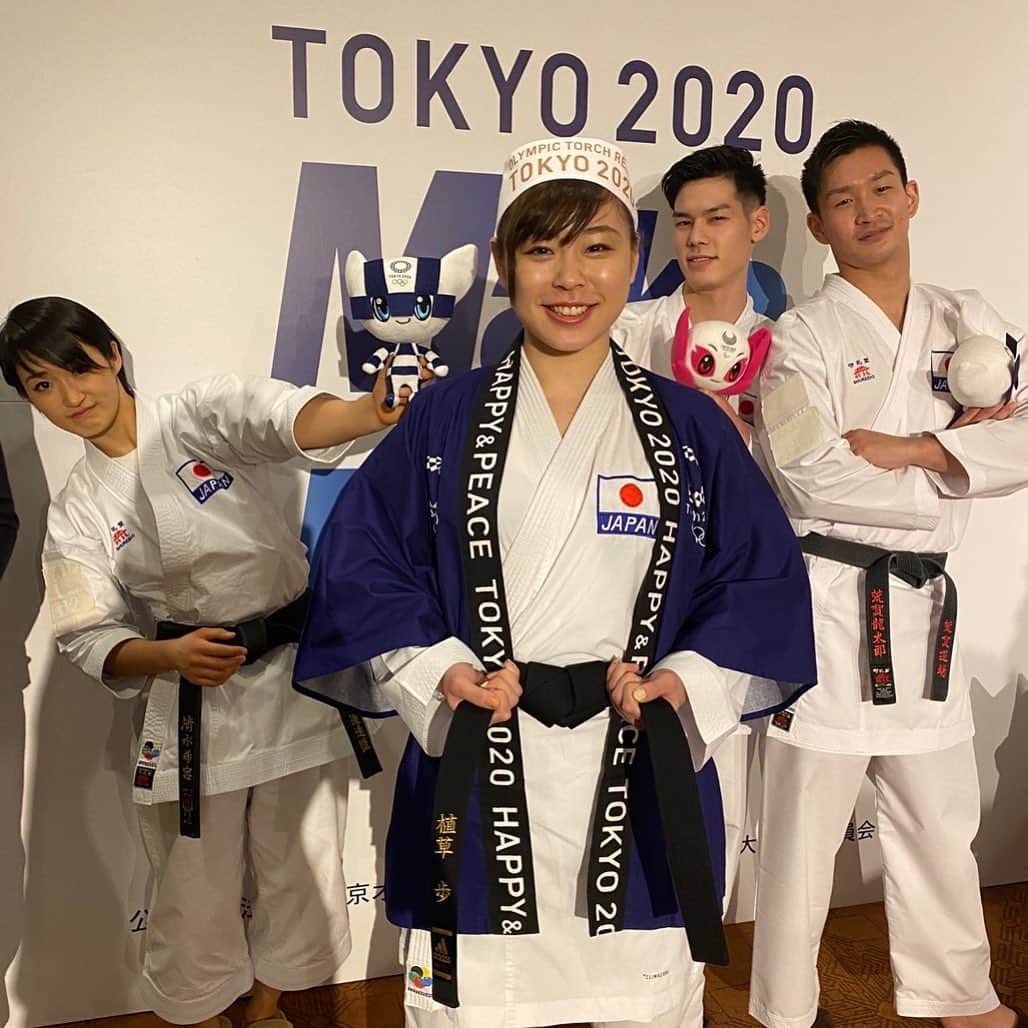 のインスタグラム：「オリンピックの開会式1年前🤝💓 #東京オリンピック#東京五輪　 #Tokyo2020 #Olympic  #空手 #karate #karate2020 #がんばれニッポン @jkf_official @tokyo2020 @worldkaratefederation」
