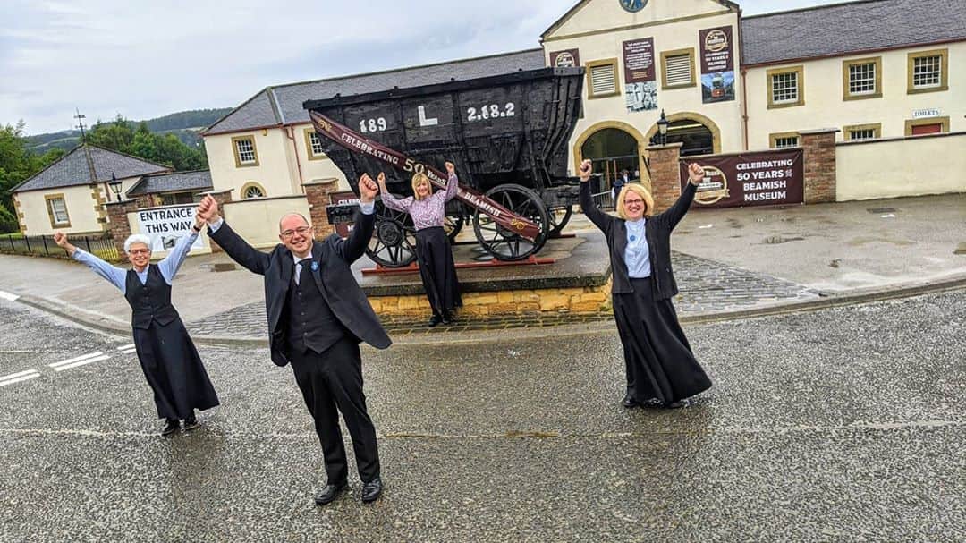 のインスタグラム：「Beamish is BACK‼️😍 we were so delighted to reopen our doors again this morning!  Have you booked your entry timeslot yet to visit us again? Visit our website to book yours! #BeamishIsBack #Reopening」