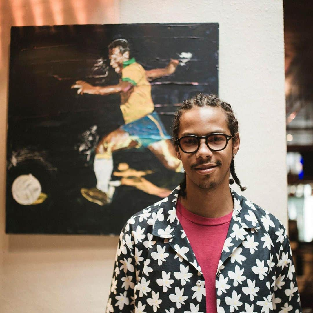 CASH（Carl Anders Sven Hultin）のインスタグラム：「My exhibition at @inziabruxelles was a success. Thank you to everyone who came through. I'll be doing another one at the same place again for those who couldn't make it the first time 🎨😊 stay tuned」