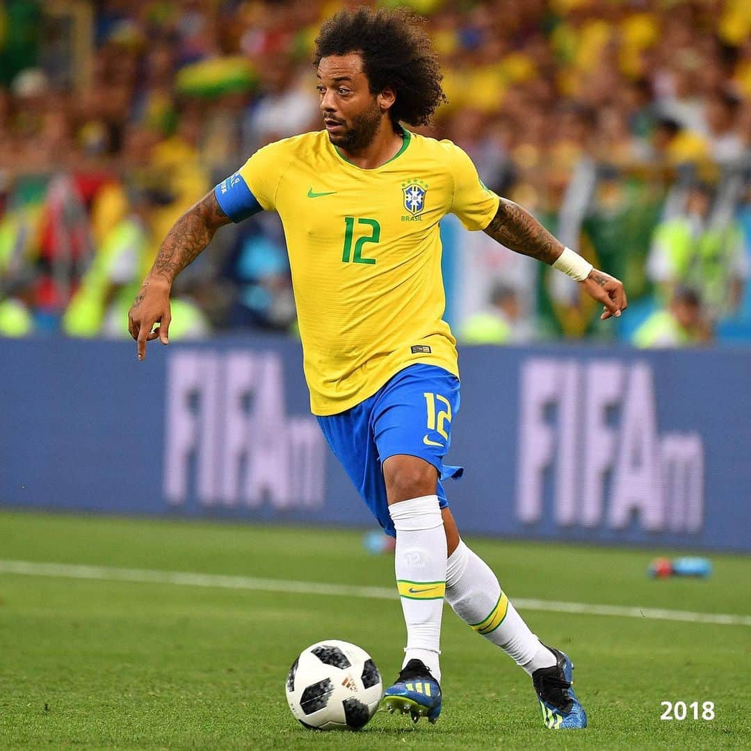 FIFAワールドカップさんのインスタグラム写真 - (FIFAワールドカップInstagram)「2008 #ThenAndNow 2018⁣ ⁣ 🇧🇷 @marcelotwelve⁣ ⁣ 😍 A left-back with the soul of a striker⁣ ⁣ #WorldCup #Brazil #Seleção」7月23日 20時28分 - fifaworldcup