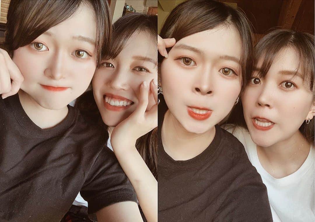 野村明日香のインスタグラム：「﻿ ﻿ ﻿ 𓂃 2020.07.23 𓂃﻿ ﻿ 26歳になりました𓈒𓏸𓐍﻿ いつのまにもう26歳😳！！って感じだけど…﻿ ﻿ LINE、メッセージもたくさんありがとうございます😇😇﻿ 26歳も素敵な1年になりますように❤︎. ﻿ これからもどーぞよろしくお願いします🧸﻿ ﻿ ﻿ 13年ぶりに実家で誕生日を迎えたので﻿ 仲良し姉妹shotで💚（やっぱ似てないかな🤔）﻿ ﻿ ﻿ ﻿ ﻿ ﻿ #誕生日 #0723 #26歳 #姉妹 #birthday﻿ ﻿  ﻿」