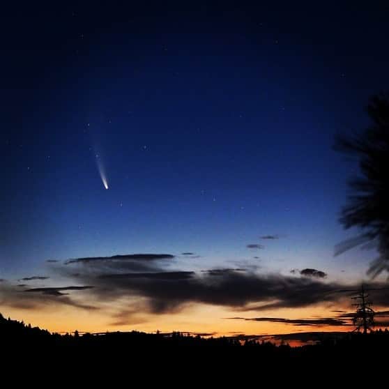 菊地哲さんのインスタグラム写真 - (菊地哲Instagram)「Comet NEOWISE 2020.」7月23日 16時32分 - greatzupper