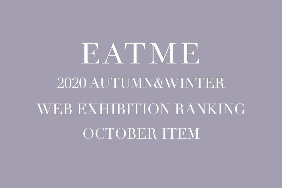 EATMEさんのインスタグラム写真 - (EATMEInstagram)「7.23 update… 2020 AW WEB展示会情報🌹 #EATME_2020awwebexhibition_atRUNWAYZOZO . ➡︎画像はスワイプしてCHECK✔︎ . ✟ WEB展示会10月アイテムランキング✟ 1位  #ベルテッドレースワンピース 2位  #レースアップショートブーツ 3位 #エレファントスリーブニットトップ . #EATMENEWS 10回目となるWEB展示会「2020 AUTUMN&WINTER 10th Anniversary WEB EXIHIBITION at RUNWAY channel&ZOZOTOWN」を、RUNWAYchannel WEB STORE にて開催中です⛪️ .  TOPページのURLより、WEB展示会ページへ入ることができます🏃‍♀️ @eatme_japan . #exhibition #webexhibition #EATME #eatmejapan #イートミー #2020aw #romanticrosarium」7月23日 16時38分 - eatme_japan