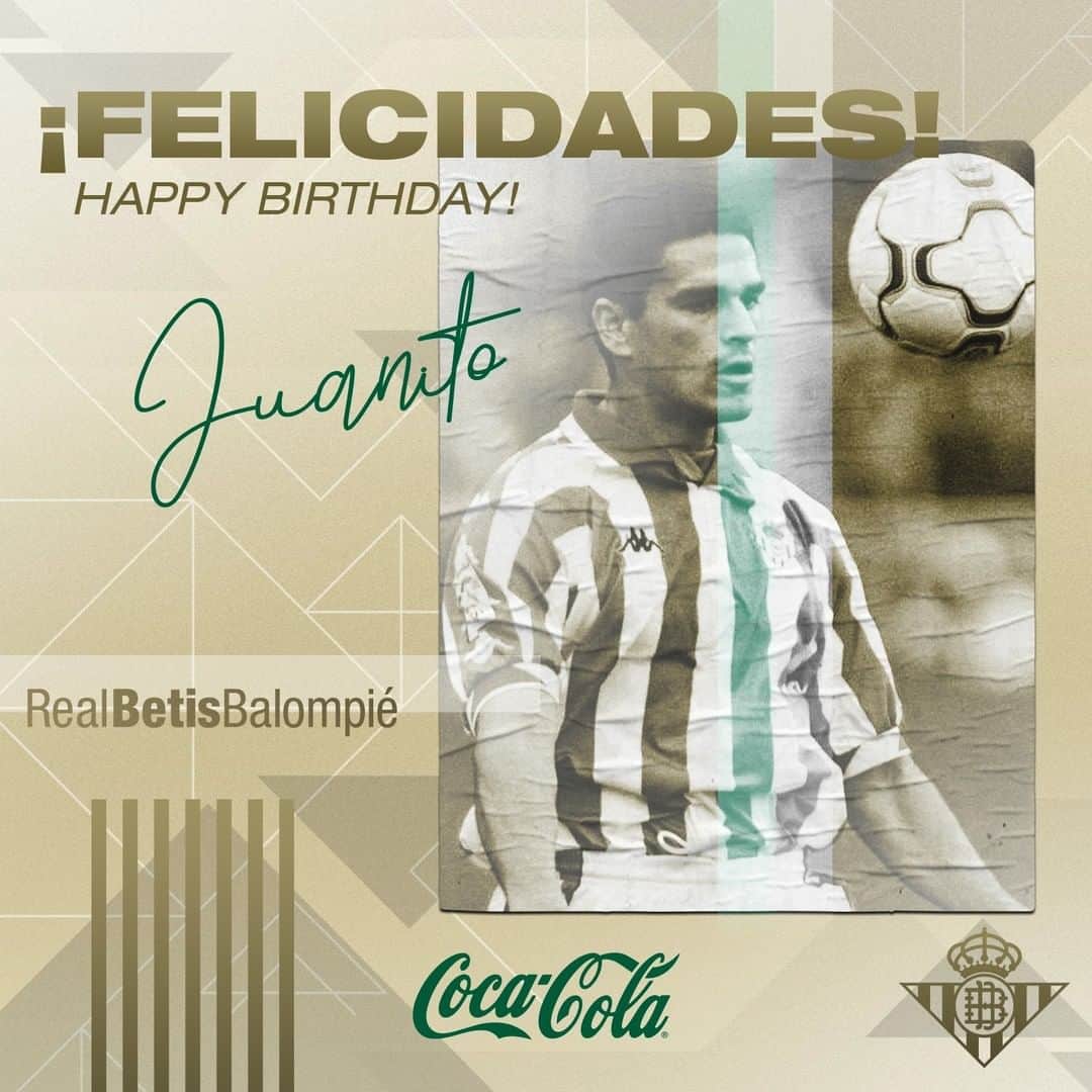 レアル・ベティスさんのインスタグラム写真 - (レアル・ベティスInstagram)「¡Nuestro campeón Juanito está de cumpleaños! 🍰🎁 ¡Felicidades! 🎉😀 -- Our former skipper Juanito is celebrating! 🍰🎁 Happy birthday! 🎉😀」7月23日 17時54分 - realbetisbalompie