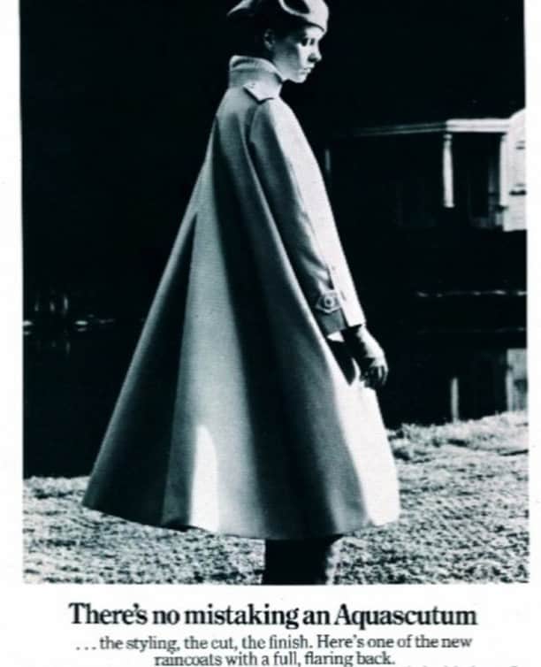 アクアスキュータムのインスタグラム：「#TBT: There’s no mistaking an #Aquascutum - women’s advertising from 1976」