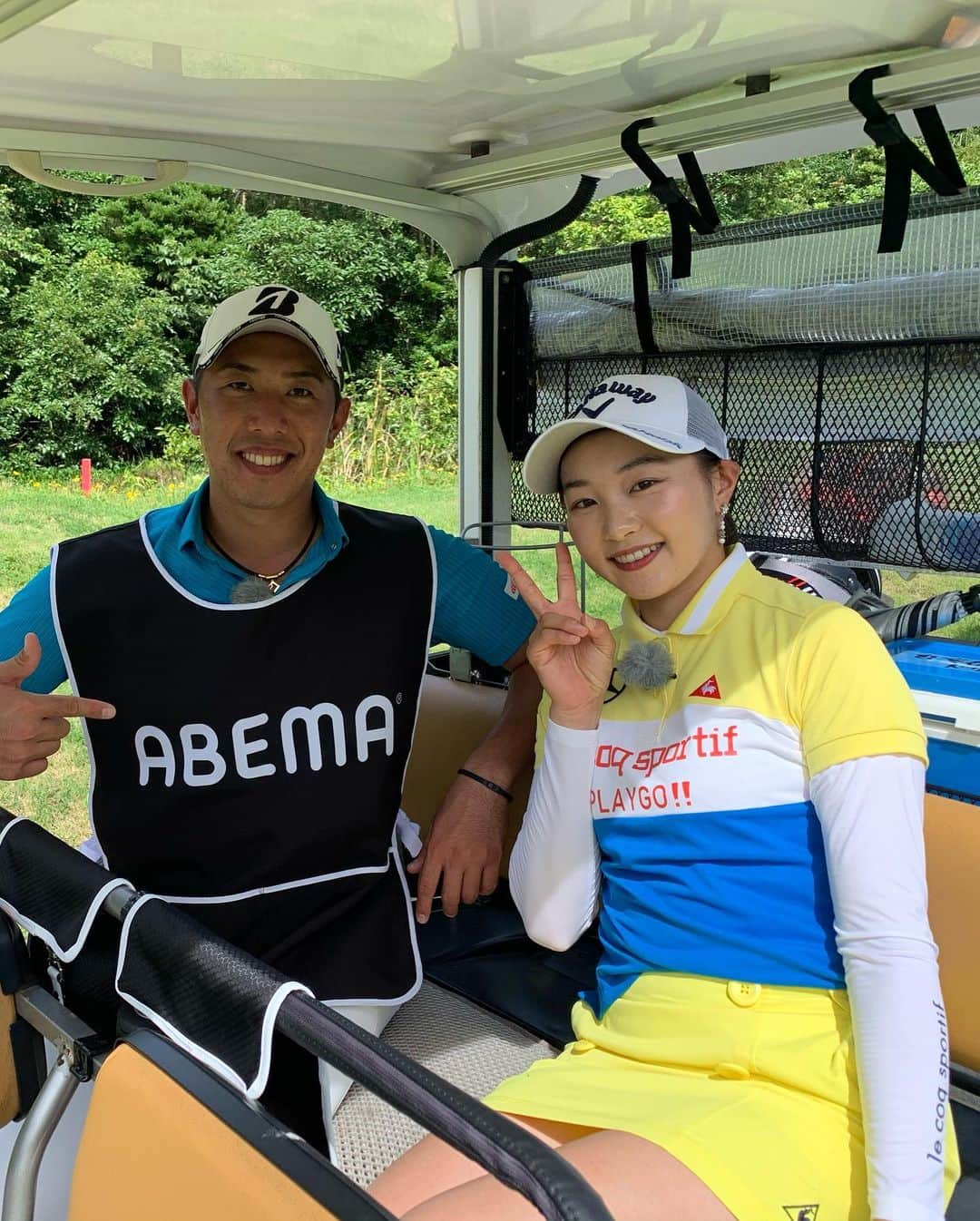 三浦桃香さんのインスタグラム写真 - (三浦桃香Instagram)「AbemaTV 『三浦桃香ゴルフリアリティ』毎週土曜日放送の全10話 初回は7月25日（土）の午後10時～同10時30分。  男子ツアー1勝の堀川未来夢プロがゲストで来て下さりました。堀川プロのキャディに挑戦したり、2回目以降は堀川プロとの対戦などが予定され、コースマネジメントや技術など実践的なゴルフを学ぶ番組になります😌  是非見てください😌✨」7月23日 19時02分 - momokamiura_official