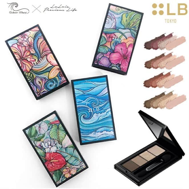 ラレイアのインスタグラム：「🌴 お買い物マラソンSTARTしました！ 今だけのLIMITED SALEも開催中です😍🤎 ・ そしてこちらColleen Wilcox × LBコラボのアイシャドウが販売STARTしました👏✨ ・ 1点¥1,200+taxで選べるアートは4種類(4カラー)です😊 ・ ・ 数量限定となるのでお早めに🌺 ・ ・ ・ ---La Leia Precious Life(ラレイア)--- @laleia_official ・ 楽天市場店 https://www.rakuten.co.jp/laleia-p-life/ ・ au wowma店 https://wowma.jp/user/52666346 ・ Yahooショッピング店 https://shopping.geocities.jp/laleia-p-life/ ・ ・ @laleia_official  @colleenwilcoxgallery_jp  #colleenwilcox#art#hawaii#aloha#surf#beach#laleia#ハワイ#フォトジェニック#インスタ映え#インスタ女子#アロハ#ビーチ#海を感じる雑貨#ラレイア#アート#ビーチガール#サーフスタイル#大人カジュアル#コリーンウィルコックス#ギフト#プレゼント#メイク#メイクアップ#LB#アイシャドウ#アイシャドウパレット」
