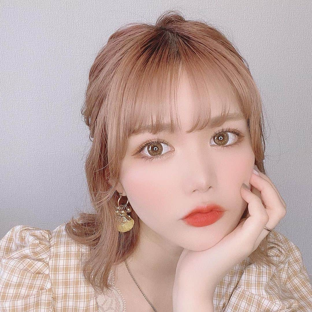 MISAさんのインスタグラム写真 - (MISAInstagram)「ハーフアップした日🥰」7月19日 22時45分 - chatae._