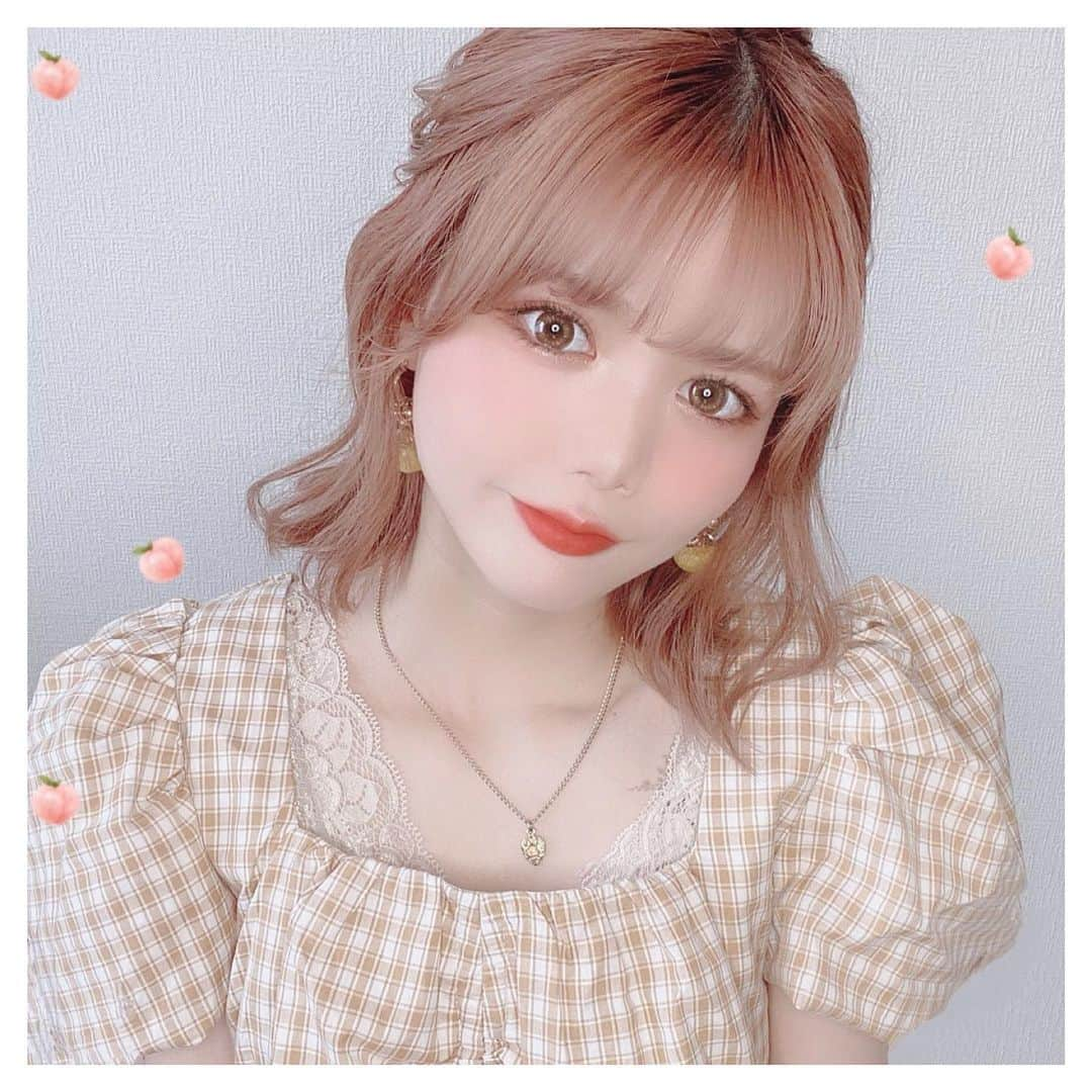 MISAさんのインスタグラム写真 - (MISAInstagram)「ハーフアップした日🥰」7月19日 22時45分 - chatae._