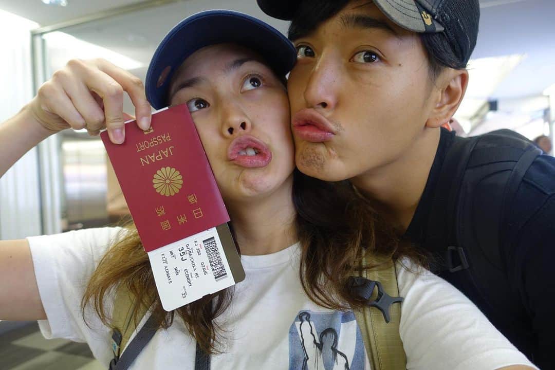 尾島知佳のインスタグラム：「My memories w/sweet bf ╰(*´︶`*)╯♡ 一緒に行って、無事一緒に帰ってこれた。それだけでよかったぁー！ NZでも大喧嘩?することはほぼなく（ほぼw）楽しく過ごせました❤︎ 現在は遠距離だけど、最後の実家暮らし?お互い楽しみたいと思います⭐️」