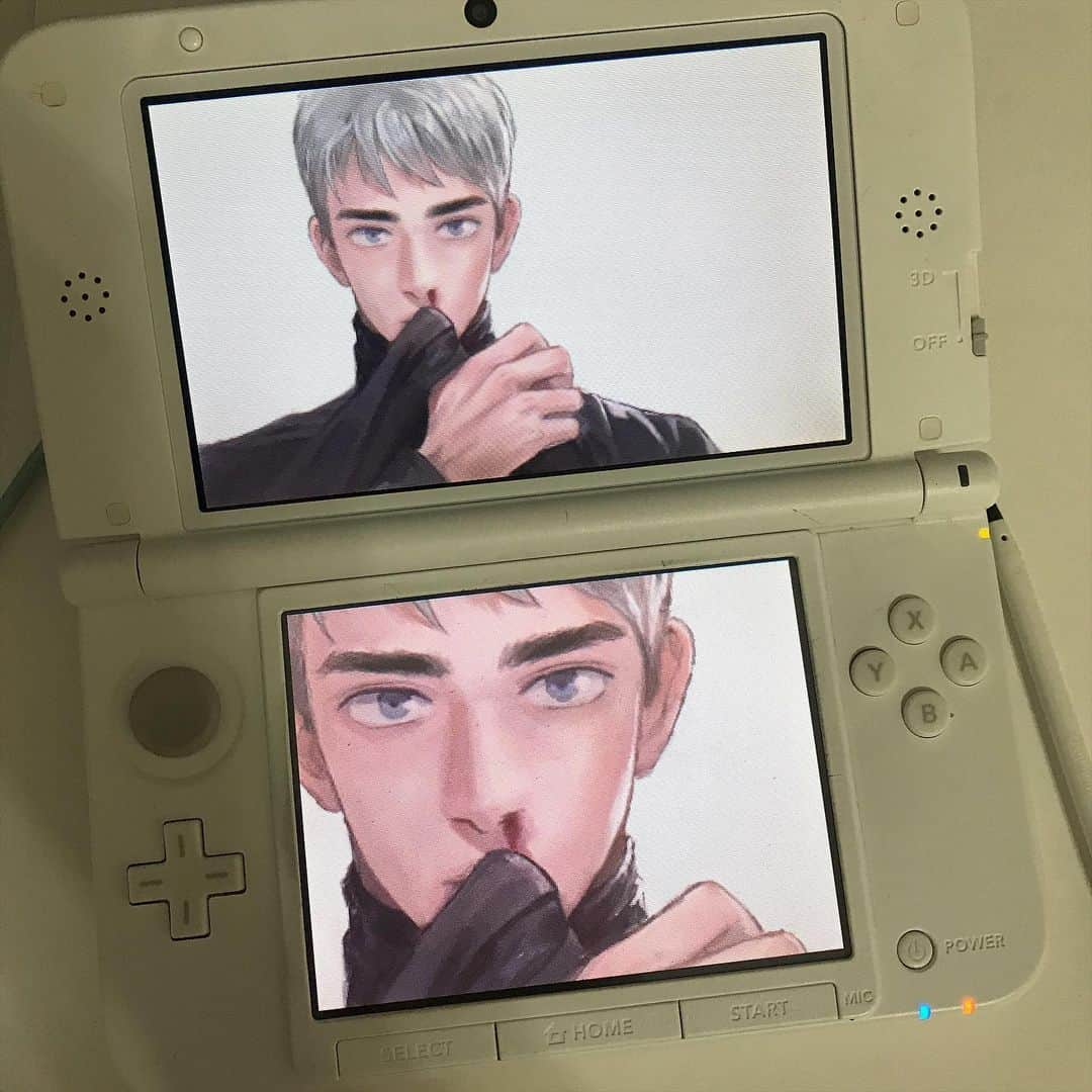 知花シンジさんのインスタグラム写真 - (知花シンジInstagram)「I’m back with my old #nintendo3ds haha The hardest part drawing on this app is that when you change the eraser size it changes the brush size too 😞 #illust #colors3d #イラスト」7月19日 15時32分 - artbyshinji