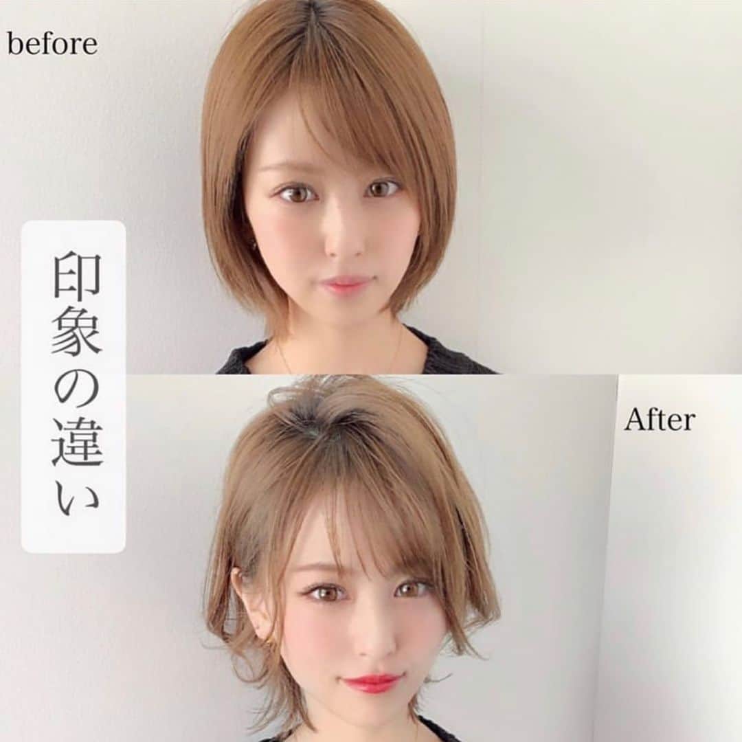 西岡卓志のインスタグラム：「ヘア&メイクでチェンジ！ . .  根拠なく似合う髪型にします  なんて言いません。。。 . 徹底的に理論化した 似合うヘアスタイルで お悩みが解消した！とぞくぞく✨✨⭐️ ... ... 僕と他の美容師さんとの違いは 骨格や生え方の位置を考慮したとカット法。 ️ ... ... ✨生え癖や髪質を見た上で適切な分量にわけとり前髪や全体を馴染むように切ります。 ️ ... ... ✨とくに顔周りは似合わせの重要ポイントなので厚み横幅を骨格に合ったカットをします。 ️ ... ... ✨頭の形と顔のパーツに合わせた最適なデザインにします！ ️ ... ... 全国各地、海外からインスタグラムより毎月多くのお客様にご来店頂けています🙇🙇 ️ ... ... 僕の似合わせへのこだわりは だーーーれにも負けませんっ！！💈💈💈 ️ ... ... ★カットでお悩みの方！！ ☑︎前髪を切ったけど似合わないしっくりこない . ☑︎レイヤーを入れたら巻けなくなった。 . ☑︎いつももっさりする . ☑︎いつもと同じカットで飽きた。 . ☑︎自分に似合うカットがわからない。 . ☑︎前髪を作りたいけど似合うかが不安。。。。 . ☑︎スカスカな毛先が気になる。 . ☑︎なんか似合ってない！ . ☑︎なんか似合ってない！！ . ☑︎なんか似合ってない！！！ . などなど、 一度ご相談くださいっ^^ 美容師歴19年のキャリアとカット技術で 必ず可愛く満足してもらえるよう 尽くします🐈✨✨ ️ ... ... . 似合う髪型の秘密は . ☑︎顔型に合わせた西岡独自の似合わせカット . ☑︎頭の形に合わせた馴染ませるカット . ☑︎普段のスタイリングもやりやすくなるように髪質などを考慮したでデザイン提案をさせて頂きます！ . 是非ご相談下さい✂︎ . 【西岡にしか出来ないパーマのこだわり】  パーマの仕上がりは柔らかく弾むような弾力が出るように巻いたような雰囲気にかけさせて頂いてますので朝の【時短】スタイリングは超簡単です👍 薬剤はオリジナルの調合を施し巻き方や温度までこだわっています。 パーマをかけようか検討している方は是非ご相談ください！ ️ ... ... ☑︎いつもパーマがかからない . ☑︎いつもパーマがかかり過ぎる . ☑︎巻いたようにならない . ☑︎朝のスタイリングに時間がかかる . ☑︎可愛くならない . ☑︎ぺたんこになる .  適切なボリュームの位置や長さ、前髪のバランスなど ヘアスタイルで悩んでいらっしゃる方は是非ご相談下さい🙆‍♂️ . ヘアスタイルのニュアンスを伝えるのって難しいですよね？😥 . 初めての方も安心して頂けるようしっかりカウンセリングさせて頂いています。😌 特に悩んでいらっしゃる部分や、ヘアスタイルのデザインについても決まっていない状態で来店して頂いてからご一緒に相談して決めましょう。 お気軽にご相談ください✂︎ . 緩やかなデジタルパーマで柔らかい質感へ . 強すぎるパーマが苦手な方  何度でもかけられる柔らかいカールがお好きな方 いつもかかりが弱いと悩んでいらっしゃる方  西岡独自のパーマ技法で【扱いやすく】【抜け感のある】パーマデザインをご提案します。 #烫发 #Perm #파마 #セミロング#ショートパーマ #セミロングパーマ#外ハネパーマ#パーマスタイル#小顔#前髪長め#ミディアムパーマ#巻き方#パーマ#デジタルパーマ#前髪パーマ#パーマ#ミディアム#前髪カット#抜け感#アッシュグレージュ#パーマヘア#イルミナカラー#ひし形#アッシュ#ストレート#ウェーブヘア#銀座一丁目#池袋西口#似合わせ 《《お客様の声》》 口コミはプロフィールトップのハイライトより読めます！」