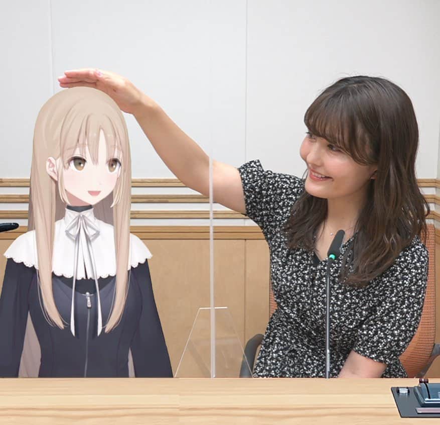 のインスタグラム：「文化放送超A&G＋にて放送中の「だいたいにじさんじのらじお」にゲスト出演させていただきました☺️✨ 聴いてくださった方、ありがとうございました🥰 （後日？アーカイブもアップされるみたいです。）  シスタークレアさんに初めてお会いしたのですが、とても可愛いらしい方で、趣味も合いそうでした…♡ これから仲良くなれると嬉しいです🌟 クレアさんに浄化されたので、きっとわたしの癒しパワーもパワーアップしてるはず！ 全集中の呼吸でみんなに癒しを届けられるようにがんばります…✨✨ ・ ・ #だいさんじ #agqr #シスタークレア」