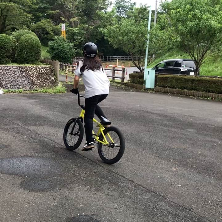 森カンナのインスタグラム：「🚲😘💕 #japanbmxday2020  #JAPANBMXDAY2020 #bmx  #bmxgirl #bmxstreet #早く受験終わって  #ムラサキスポーツ池袋パルコ」