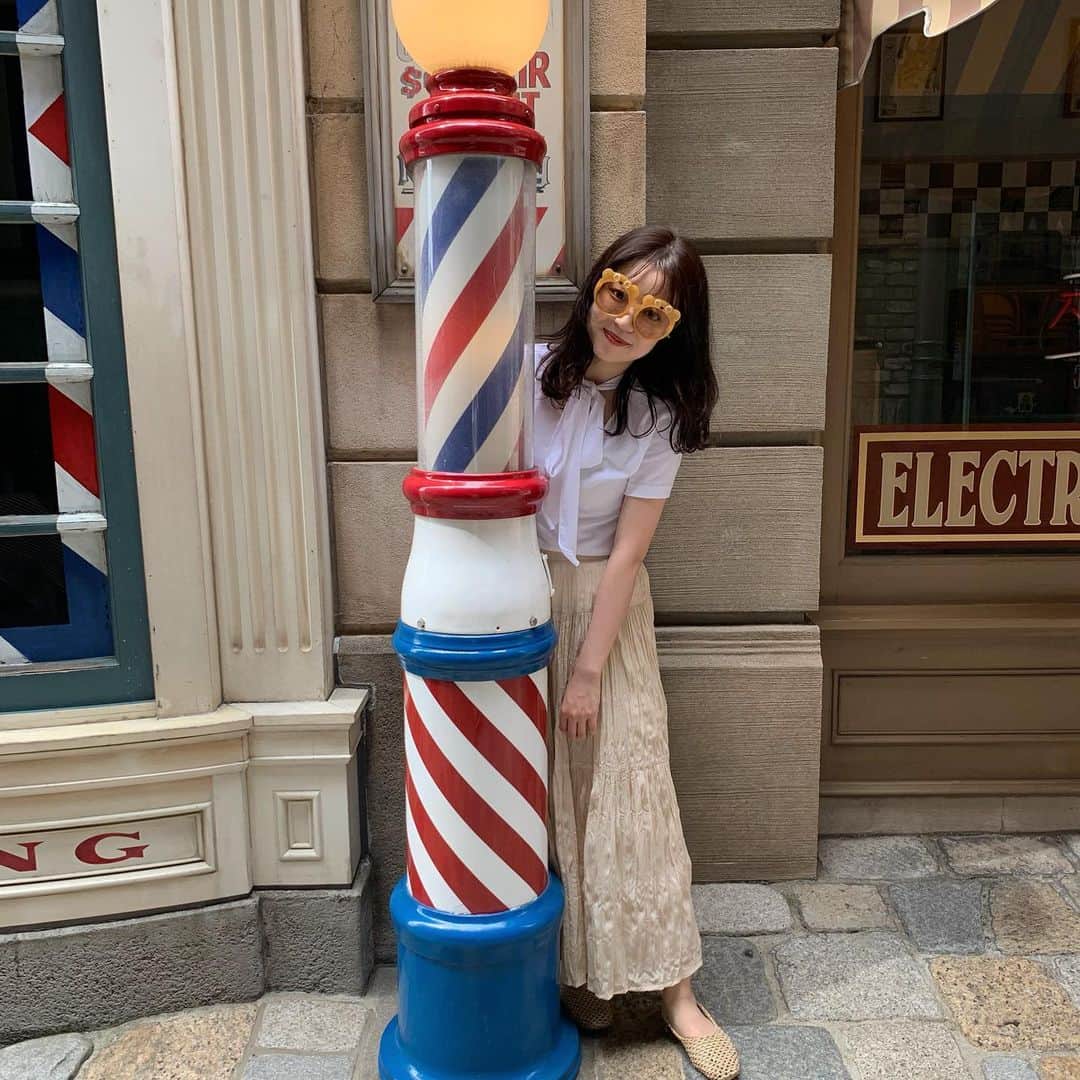 のインスタグラム：「💈🐻🕶 久しぶりのユニバ！♡」