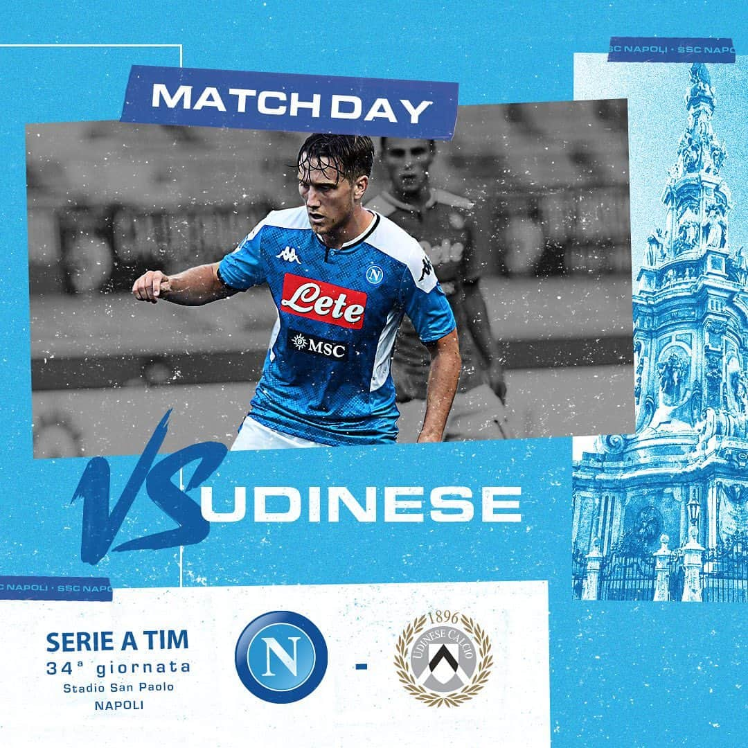 SSCナポリさんのインスタグラム写真 - (SSCナポリInstagram)「📌 19 luglio - 19:30 CEST 🏟 Stadio San Paolo ⚽️ #NapoliUdinese ‪🇮🇹 @SerieA ‬ ‪💙 #ForzaNapoliSempre ‬」7月19日 21時54分 - officialsscnapoli