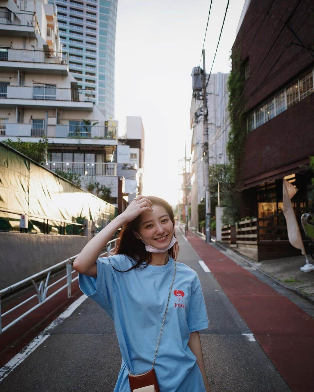 高田里穂さんのインスタグラム写真 - (高田里穂Instagram)「東京は快晴でした🌞👕」7月19日 22時20分 - riho__takada