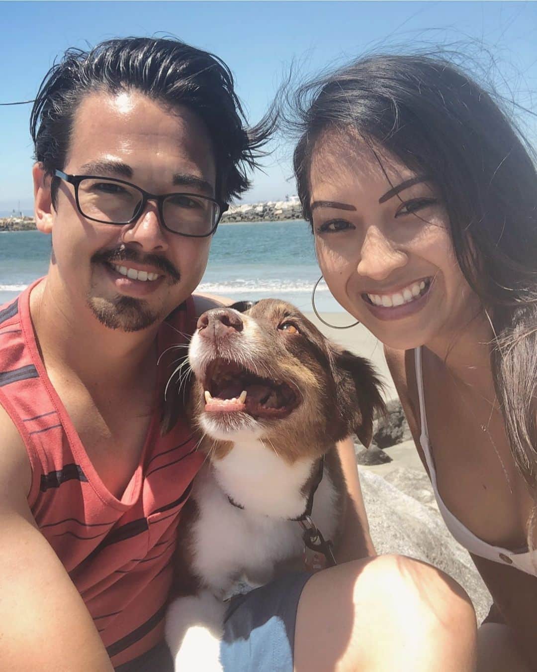 Jada Lalita Patipaksiriのインスタグラム：「Wind in our hair, don’t care 🌊⛱☀️」