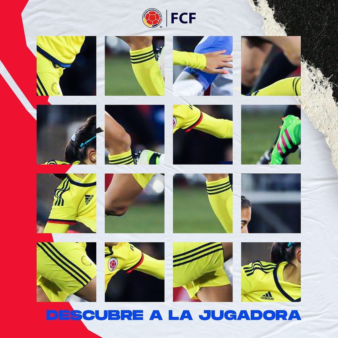 サッカー コロンビア代表チームのインスタグラム：「🚨SOLO PARA FANÁTICOS🚨  ¿Sabes quién es la jugadora que aparece en esta imagen? 🤔  ¡Comenta tu respuesta!👇🏼」
