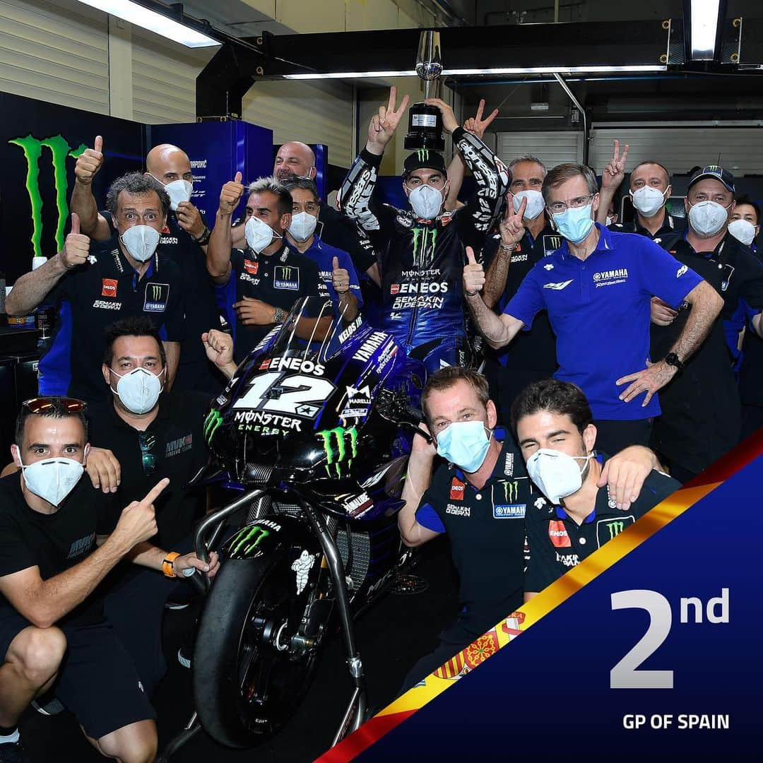 YamahaMotoGPさんのインスタグラム写真 - (YamahaMotoGPInstagram)「🖤 . . #MonsterYamaha  #MotoGP  #MotoGPisBack  #SpanishGP  #RacingForThem @maverick12official @monsterenergy」7月20日 4時18分 - yamahamotogp