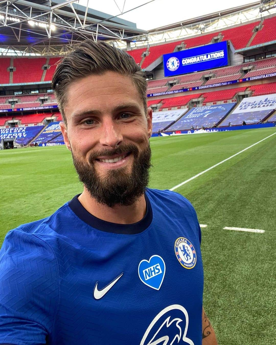 チェルシーFCさんのインスタグラム写真 - (チェルシーFCInstagram)「Giroud. Wembley. You know the rest 😉 #MUNCHE #CFC #Chelsea」7月20日 4時26分 - chelseafc