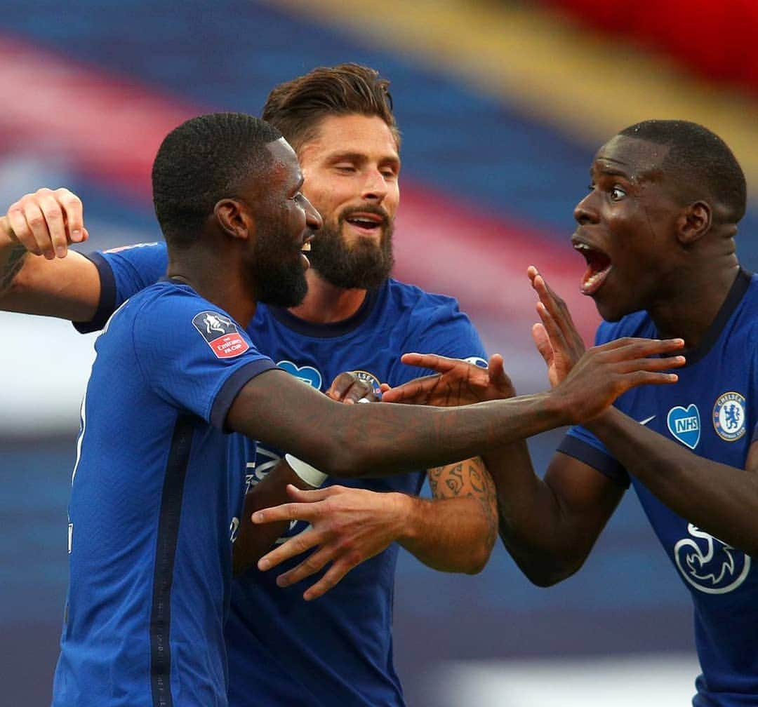 アントニオ・リュディガーさんのインスタグラム写真 - (アントニオ・リュディガーInstagram)「Oooooh yesssss!!! 💙🔥🔥🔥 See you soon again Wembley ✊🏾⚽ #FACupFinal 💪🏾 #Hustle #AlwaysBelieve」7月20日 5時11分 - toniruediger