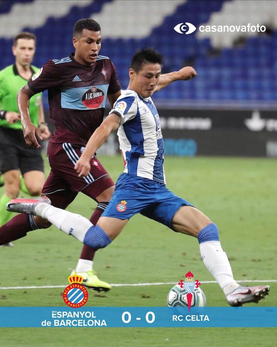 RCDエスパニョールさんのインスタグラム写真 - (RCDエスパニョールInstagram)「Final a l’Estadi RCDE  @rcdespanyol 0 - @rccelta 0 - #EspanyoldeBarcelona  #RCDE  #EspanyolCelta」7月20日 6時08分 - rcdespanyol