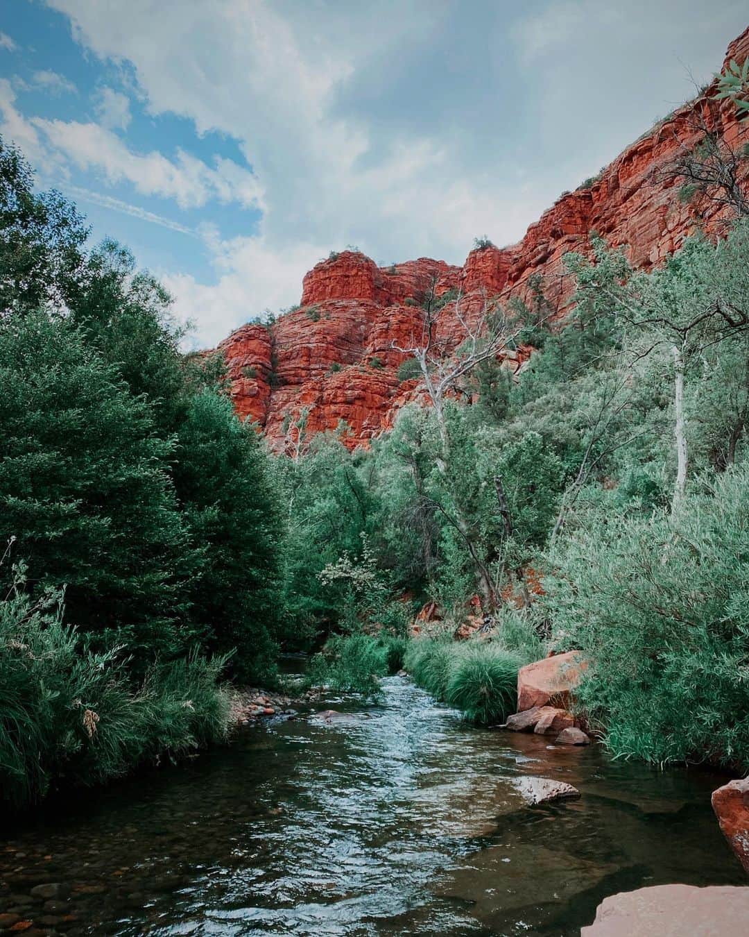 フィービー・ダールのインスタグラム：「Found my magic in Sedona. 🏜 what are your favorite places to visit outdoors? I want to explore by foot!」