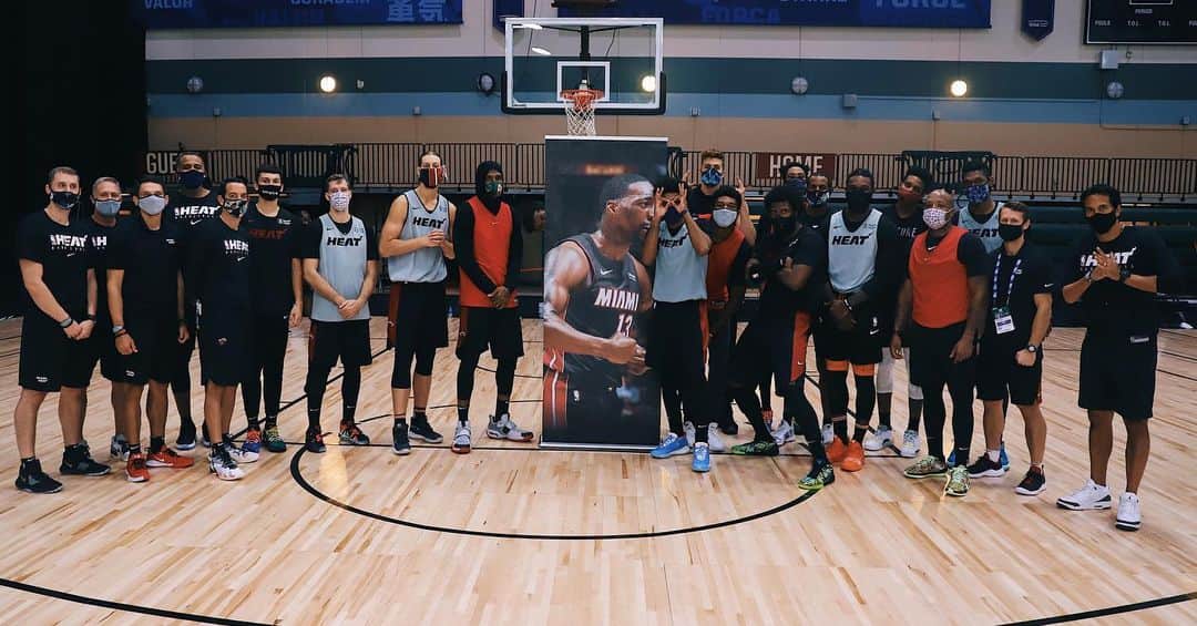Miami HEATさんのインスタグラム写真 - (Miami HEATInstagram)「We weren’t without our brother @bam1of1 during his birthday weekend (zoom in to spot Jimmy 😂)」7月20日 10時56分 - miamiheat