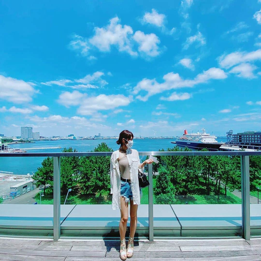 紗藤まゆのインスタグラム：「もうすっかり夏ですね！ #横浜 #tokyo #japan」