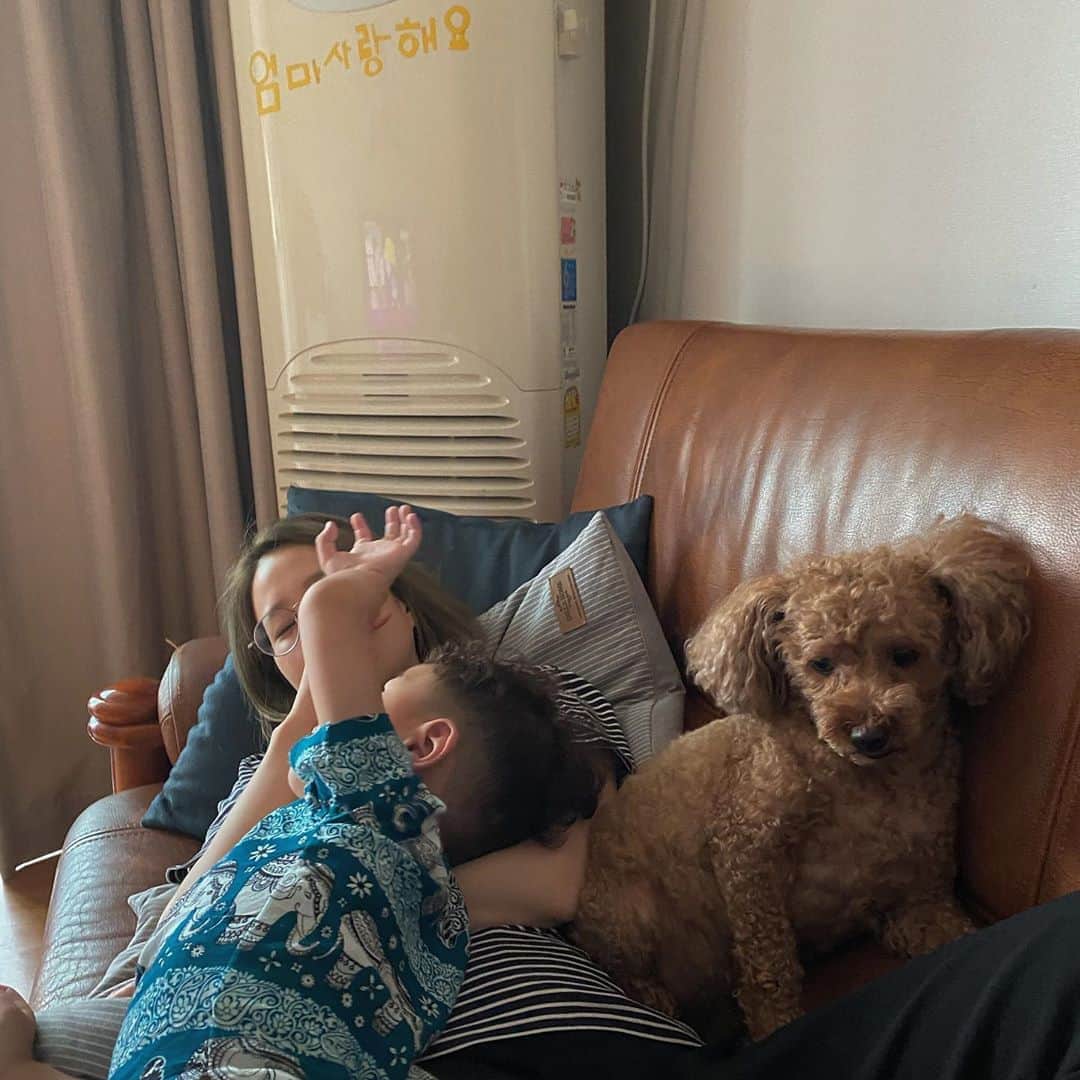 ソ・ウナのインスタグラム：「본가가면 구경할 수 있는 진풍경 (..ㅋ)」