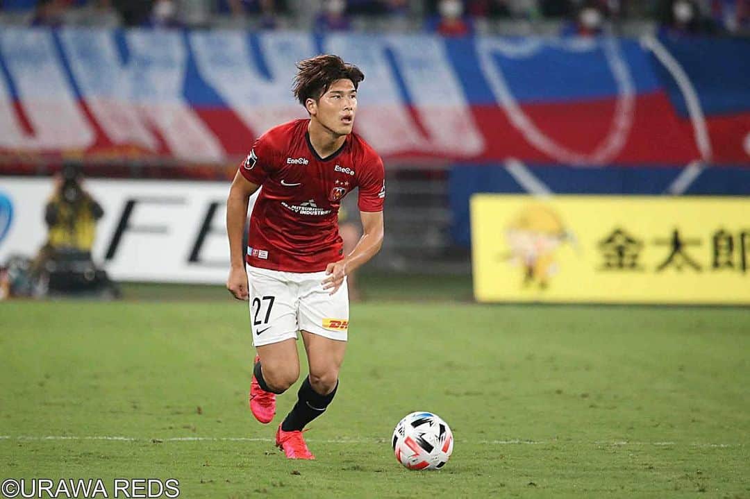 橋岡大樹のインスタグラム：「VS FC東京 負けてしまい悔しいですが こういう時こそ次のレイソル戦が本当に重要。 次節勝ち点3を取れるように全員で頑張りましょう。  #浦和レッズ #jリーグ  #味スタ #fc東京  #橋岡大樹」