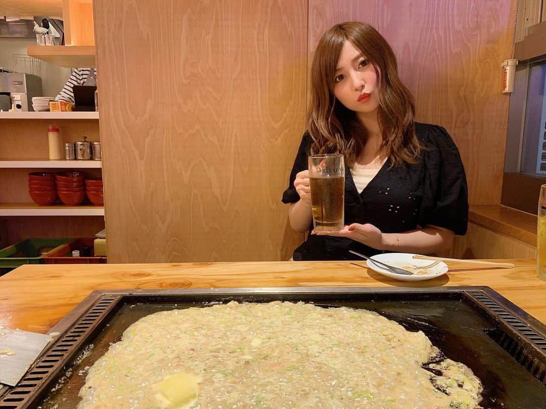 成瀬心美さんのインスタグラム写真 - (成瀬心美Instagram)「🍽 . . 大丈夫？ . . #もんじゃ焼き #もんじゃ #といえば #ご存知ですよね #当院をよろしくお願いします #東京上野クリニック #cm」7月20日 16時10分 - coco3ndazo