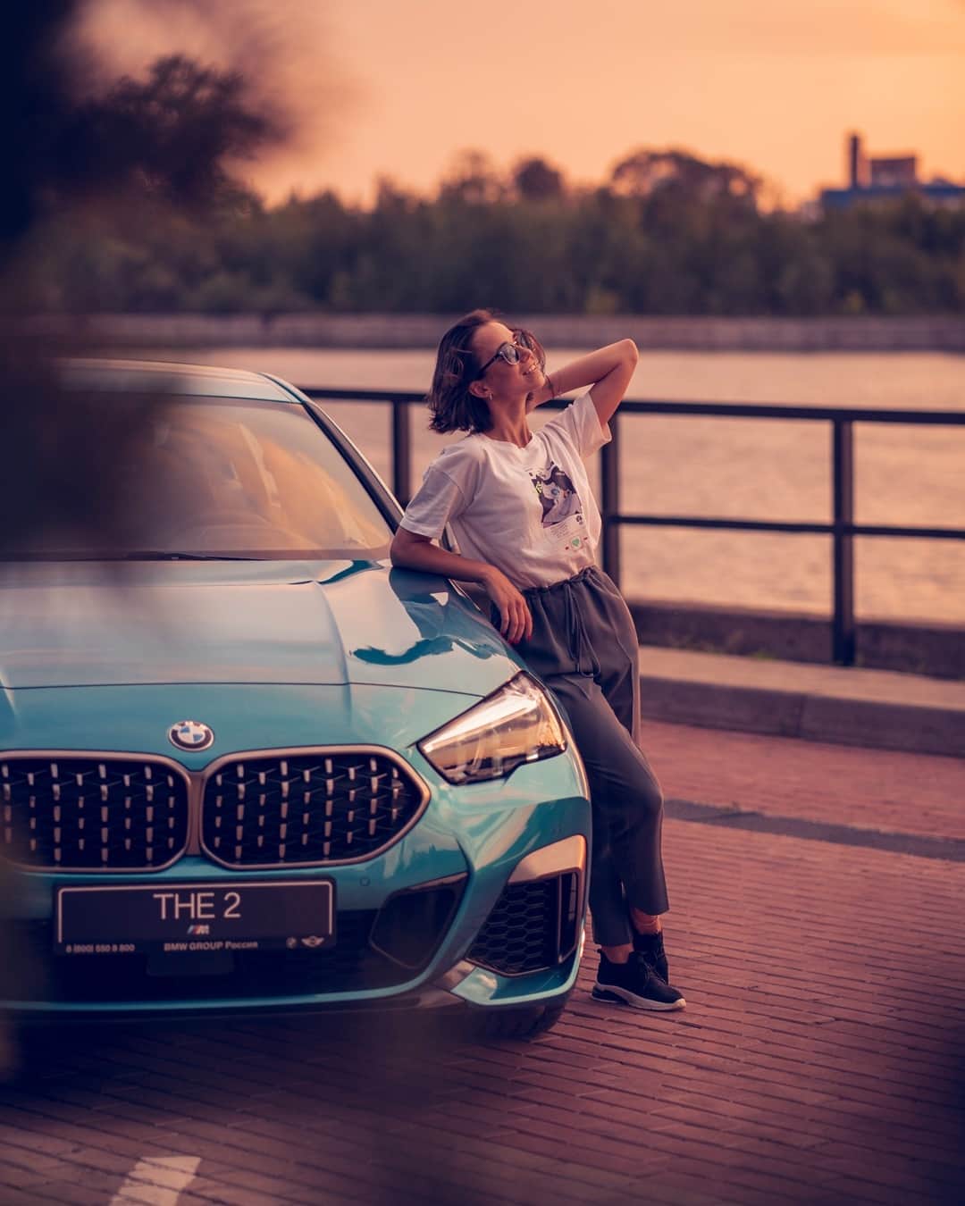 BMWのインスタグラム：「There may be restrictions on speed, but not on your spirit. The BMW 2 Series Gran Coupé. #THE2 #BMW #2Series  @curetheone  __ BMW M235i xDrive Gran Coupé: Fuel consumption in l/100 km (combined): 7.1–6.7. CO2 emissions in g/km (combined): 162–153. Further information: www.bmw.com/disclaimer.  	 Acceleration (0-100 km/h): 4.9 s. Power: 225 kW, 306 hp, 450 Nm. Top speed (limited): 250 km/h.」