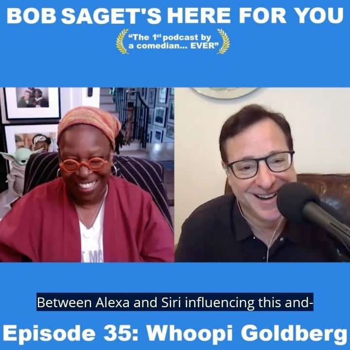 ボブ・サゲットのインスタグラム：「On TODAY’S NEW PODCAST, “Whoopi Goldberg and Bob Discuss Why There’s Still Reason to Hope.” I’ve loved Whoopi so much for years and this conversation shows why.  FOLLOW and listen at —> spoti.fi/2ZKPqTL  @whoopigoldberg @spotifypodcasts @Spotify @spotifyuk @spotifycanada @spotifyaunz @spotifyspain @spotifydanmark @spotifysa @spotifynorge @spotifymx @spotifypoland @spotifyde @spotifyasia @spotifynl @spotifyfrance @spotifyjp @spotifyksa @spotifyarabia @spotifyitaly @spotifylatam @studio71us @studio71uk @studio71official @studio71it @studio71fr #podcast #comedypodcasts」