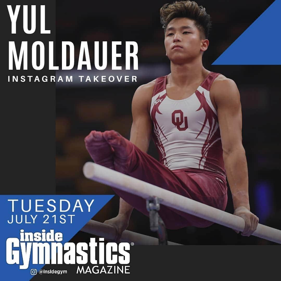 Inside Gymnasticsさんのインスタグラム写真 - (Inside GymnasticsInstagram)「Tune in to our Instagram story tomorrow as @yul_moldauer takes over our account!!」7月21日 3時10分 - insidegym
