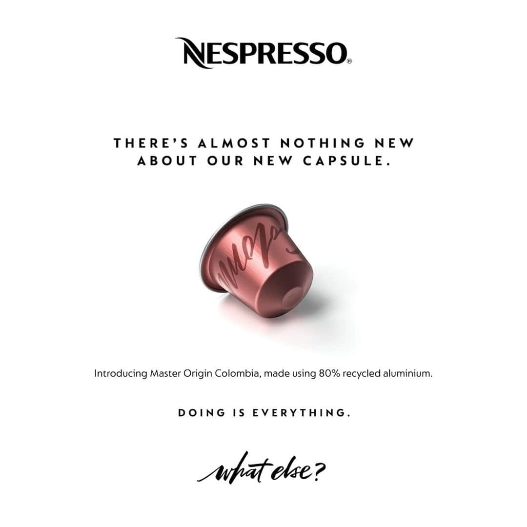 Nespressoさんのインスタグラム写真 - (NespressoInstagram)「Out with the new and in with the old. Our Master Origin Colombia capsules are made using 80% recycled aluminium. Learn more about recycling at www.nespresso.com   #Nespresso #DoingIsEverything #NespressoSustainability #SustainableCoffee」7月20日 18時59分 - nespresso