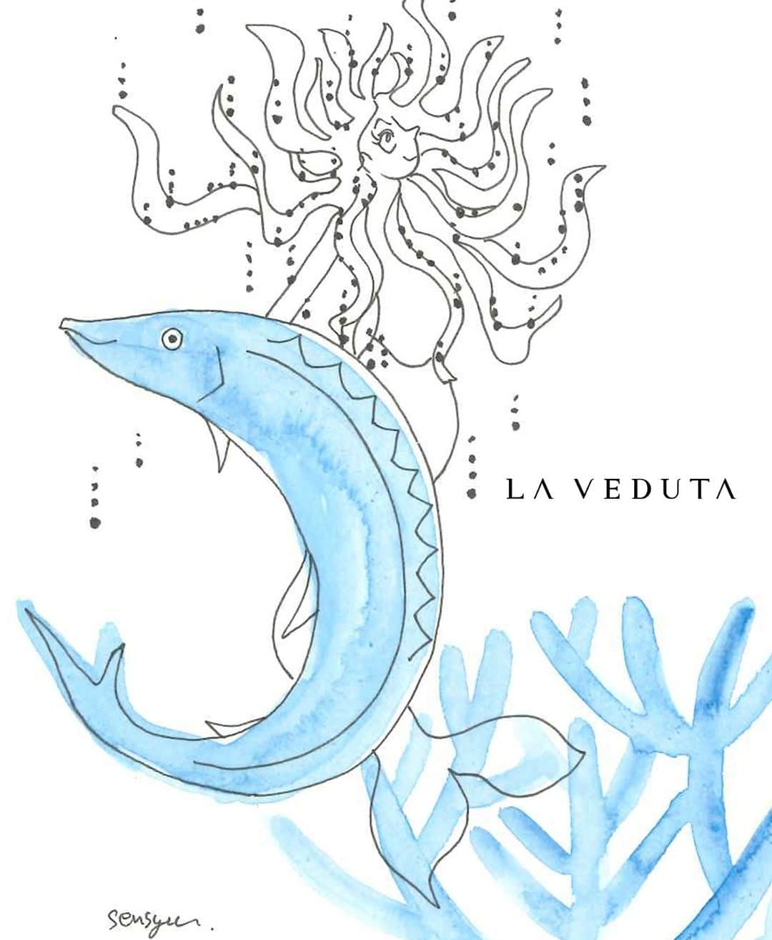 The St. Regis Osakaさんのインスタグラム写真 - (The St. Regis OsakaInstagram)「. チョウザメと人魚が描かれた “キャビア”がテーマの8月のラ ベデュータカード。 ㅤㅤㅤㅤㅤㅤㅤㅤㅤㅤㅤㅤㅤ さまざまなメニューにキャビアを取り入れた ユニークでラグジュアリーなお食事をお愉しみください。 ㅤㅤㅤㅤㅤㅤㅤㅤㅤㅤㅤㅤㅤ 大阪在住アーティストの千秋育子さんが描く 食材にインスパイアされた限定メニューカードを 集めてみませんか？  ㅤㅤㅤㅤㅤㅤㅤㅤㅤㅤㅤㅤㅤ Depicting a sturgeon and a mermaid, La Veduta’s August menu card is Caviar! ㅤㅤㅤㅤㅤㅤㅤㅤㅤㅤㅤㅤㅤ Enjoy a unique and luxurious meal incorporating caviar into different dishes to take you on a journey under the sea. ㅤㅤㅤㅤㅤㅤㅤㅤㅤㅤㅤㅤㅤ Look forward and collect the limited edition menu card inspired by the ingredient, drawn by local artist Yasuko Sensyu. ㅤㅤㅤㅤㅤㅤㅤㅤㅤㅤㅤㅤㅤ ㅤㅤㅤㅤㅤㅤㅤㅤㅤㅤㅤㅤㅤ #stregis #stregisosaka #セントレジス #セントレジス大阪 #セントレジスホテル大阪 #luxuryhotel #大阪ラグジュアリー #laveduta #caviar #luxurydining #yasukosensyu #キャビア #高級ダイニング」7月20日 19時00分 - stregisosaka