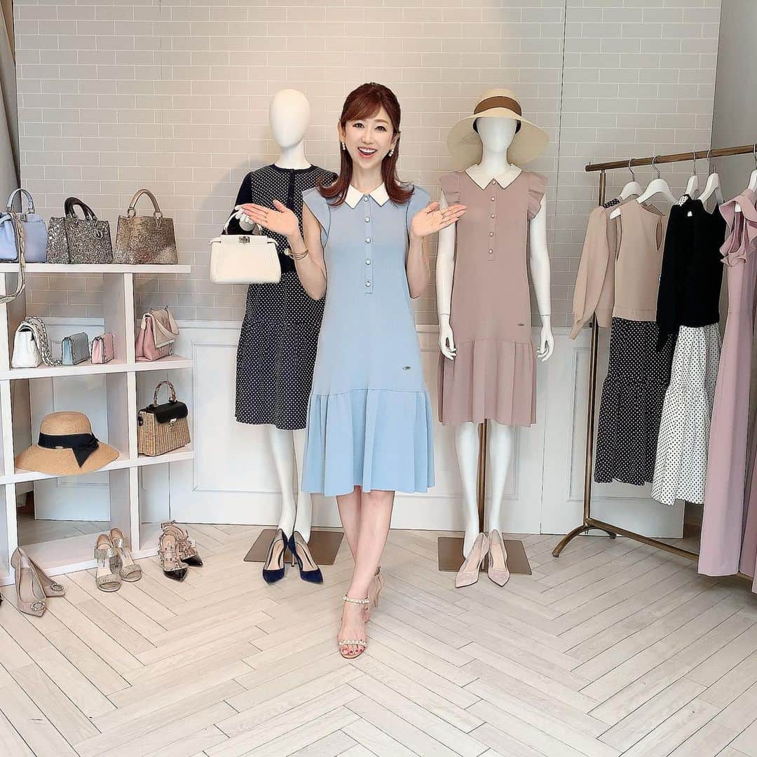 のインスタグラム：「今日はインスタライブでプリマシェレル の新作をご紹介させて頂きました😊 . たくさんのコメントやご質問もいただき、ありがとうございました🙏💕 . やはりLIVEは楽しい💗 . IGTVにアーカイブを保存していますので、見逃した皆様は是非そちらもご覧下さい😊 . 次回は、8/3（月）お昼12:00〜インスタライブをやらせていただく予定です✨ . ぜひ、この機会にプリマシェレル の公式アカウントもフォローして頂ければ嬉しいです🙏💕 . . プリマシェレル  @primascherrer  . . . #和泉佳子 #プリマシェレル  #インスタライブ #ワンピース #新作 #ファッション #コーディネート #ファッション好きな人と繋がりたい」