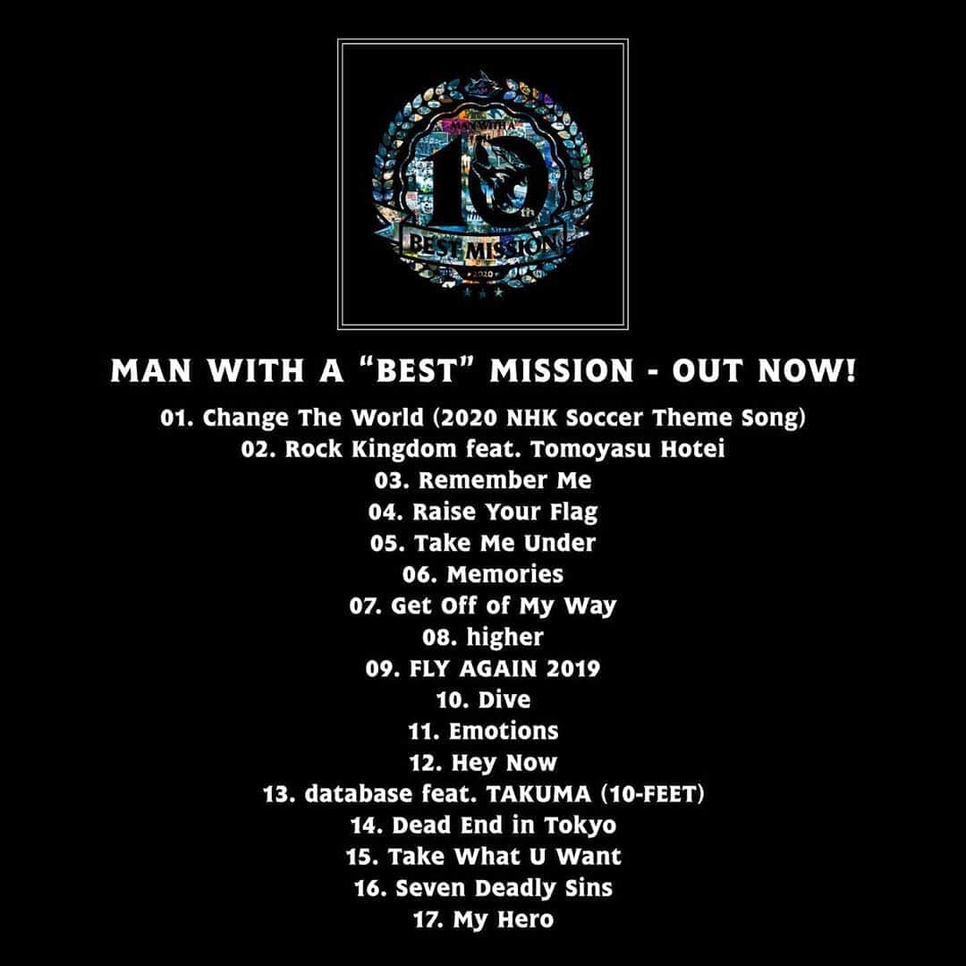 Man With A Missionのインスタグラム