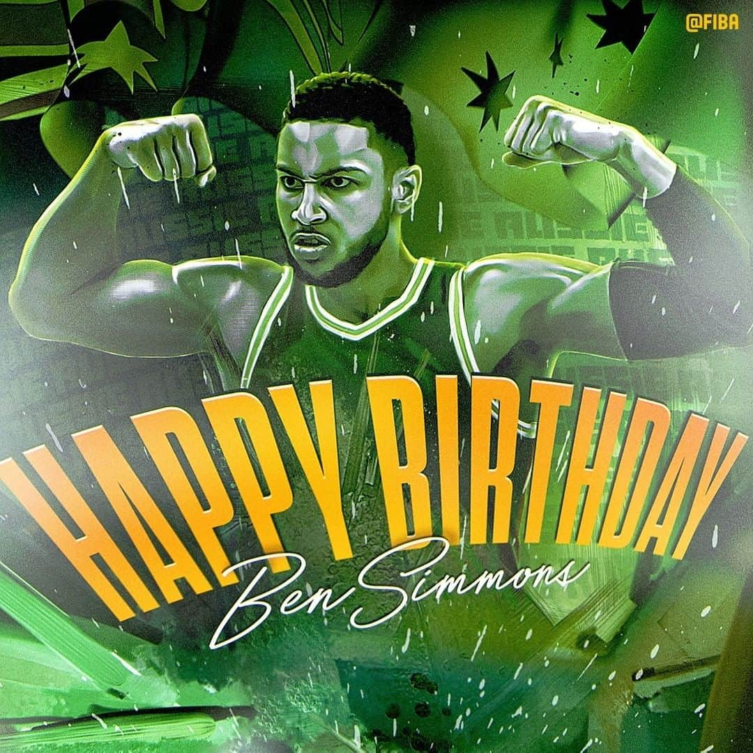 FIBAさんのインスタグラム写真 - (FIBAInstagram)「What would be a suitable nickname for Ben Simmons? 🦸‍♂️ #HappyBirthday」7月20日 22時18分 - fiba