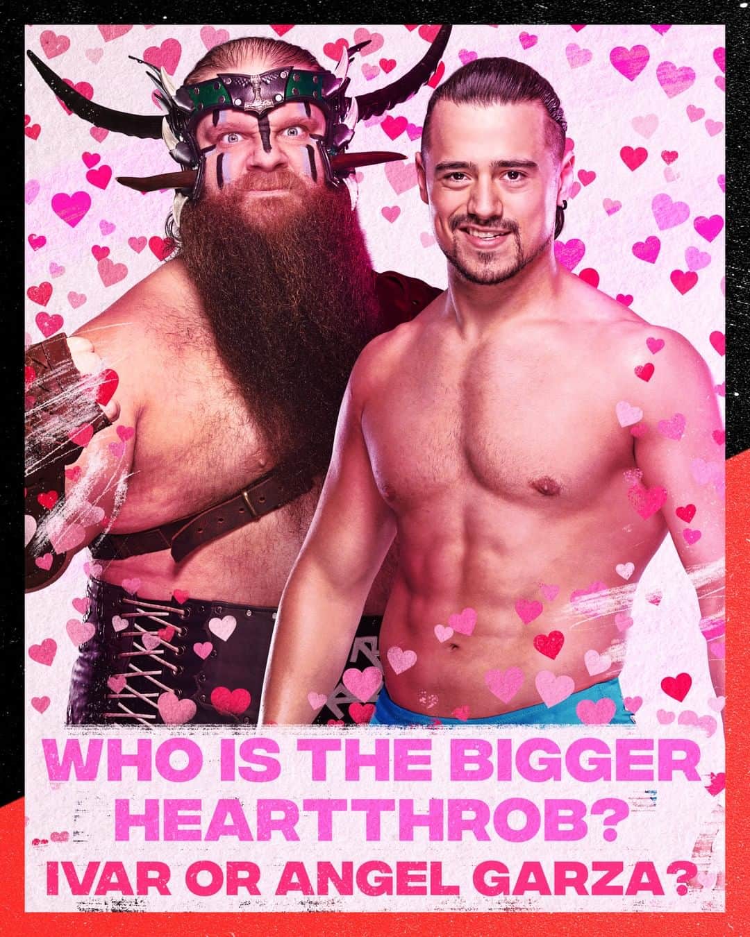 WWEさんのインスタグラム写真 - (WWEInstagram)「Who is the bigger heartthrob? @ivar_wwe or @_garzajr」7月21日 4時00分 - wwe