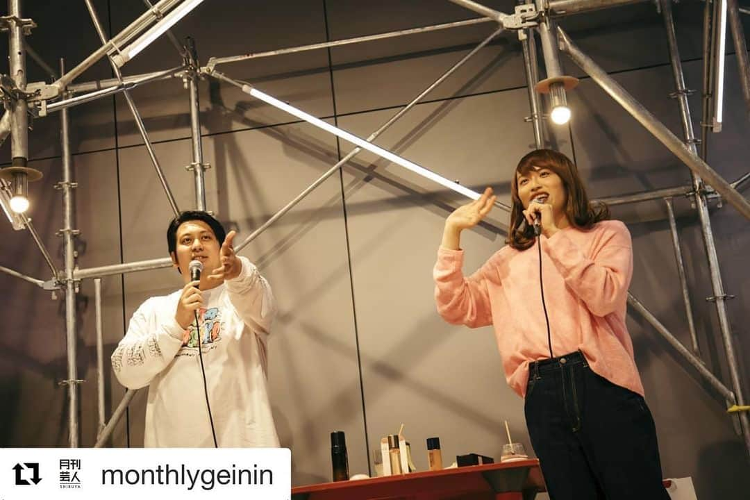 ヨシモト∞ホールさんのインスタグラム写真 - (ヨシモト∞ホールInstagram)「#Repost @monthlygeinin with @get_repost ・・・ 先日のイベントの様子をチョイ見せ👀🌟 . 渋谷PARCOとヨシモト∞ホールが初コラボ！！ 第一弾はニューヨーク、レインボー、スパイク小川・光永♥️ 🎪 PARCO de YOSHIMOTO 🎪 . . レインボー、 ジャンボと美容男子・池田がおすすめコスメを語るトークライブ💄 『PARCO de YOSHIMOTO～PARCOでレインボーが恋をした～』 日時：7月10日（金）18:30～19:30 出演者：レインボー . 渋谷PARCOで 美容男子レインボー池田が購入したおすすめコスメは...！？ そして、イベント中にはジャンボのお悩み解決コーナーも😊 .  チケット購入者限定特典の 月刊芸人SHIBUYAPARCOも準備中です！ . 今後も不定期開催となりますが、 🎪 PARCO de YOSHIMOTO 🎪 お楽しみに～♥️ . #PARCOdeYOSHIMOTO #SHIBUYAPARCO #PARCO #commune #ヨシモト無限大ホール #無限大ホール  #mugendaihall  #レインボー #ニューヨーク #光永 #スパイク小川 #トークライブ #月刊芸人SHIBUYA #月刊芸人SHIBUYAPARCO #コスメ #cosmetic @parco_shibuya_official  @commune_shibuya  @mugendaihall  @ikenao0919  @jitsukata_rainbow」7月20日 22時34分 - mugendaihall