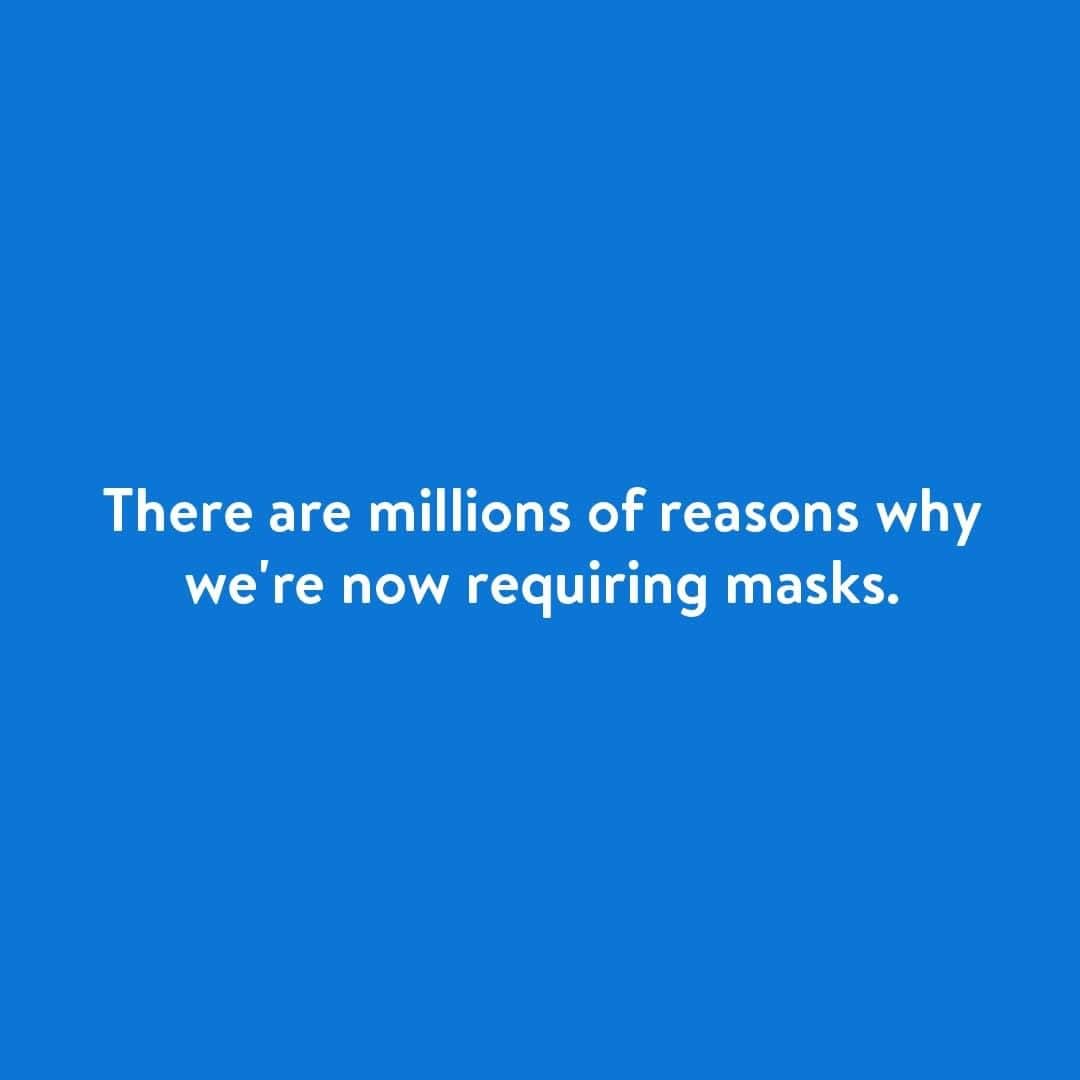 Wal-Mart Stores, Incのインスタグラム：「There are millions of reasons to wear a mask. For the people, families, and communities we live in, we now require masks in all of our stores. Live better. Together.」