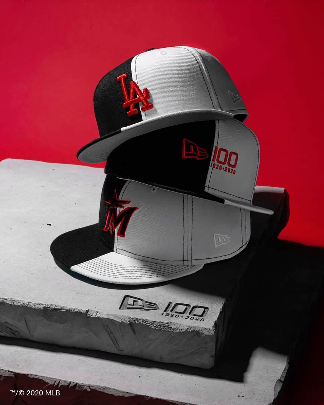 ニューエラ・キャップのインスタグラム：「The MLB Split Crown brings an old look back for our New Era 100th Collection. Say hello to the full collection now at neweracap.com . ▪️Link in bio▫️」