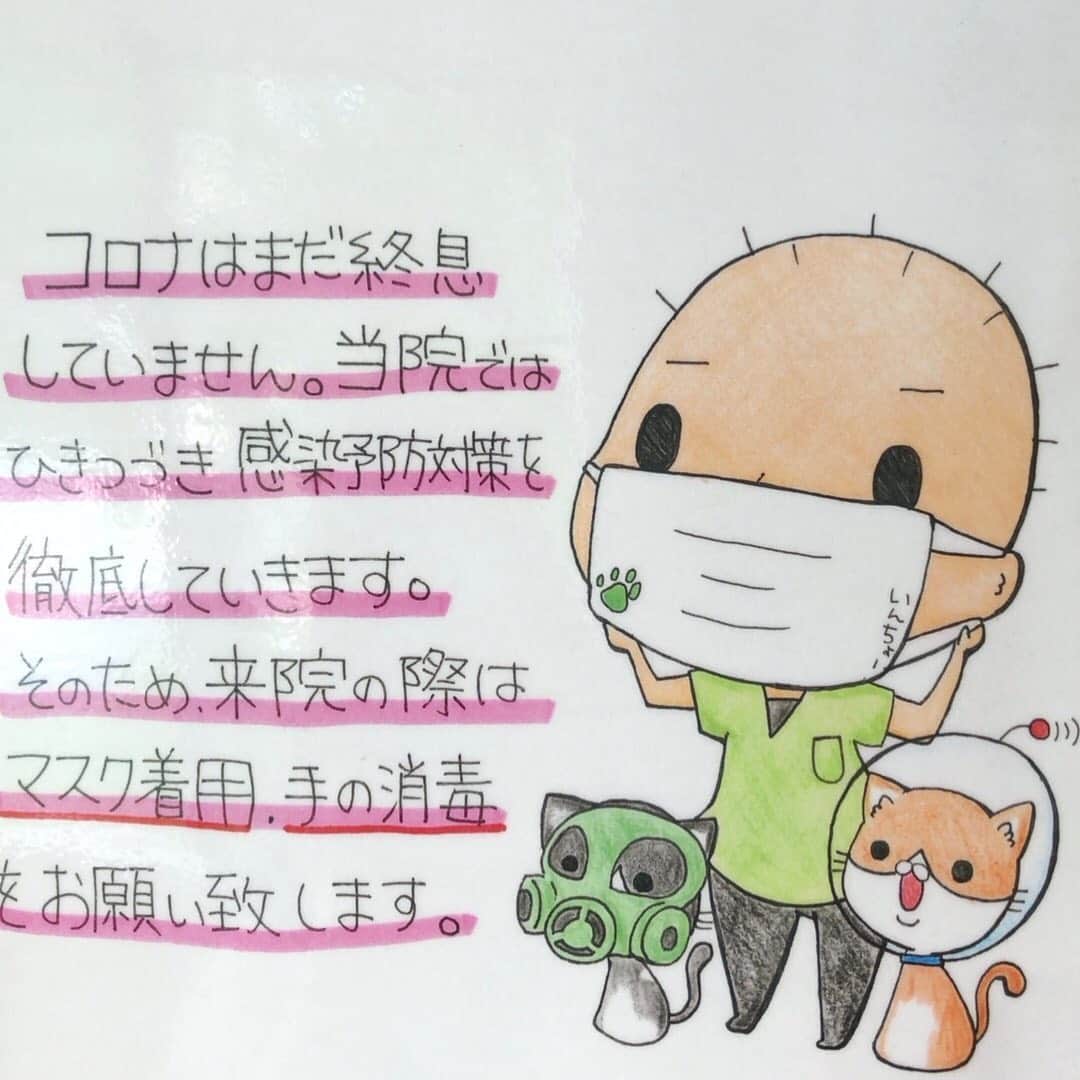 たかはしゆいさんのインスタグラム写真 - (たかはしゆいInstagram)「・ いつも思う。 動物病院に飾ってある絵がすごく可愛い😍❤️ ・ 絵心が半端ない❤️ いろんなところに絵が描いてあるけどみるたびにほっこりする😊 ・ #愛犬 #動物病院 #文字もかわいい」7月21日 0時24分 - t.yuirin