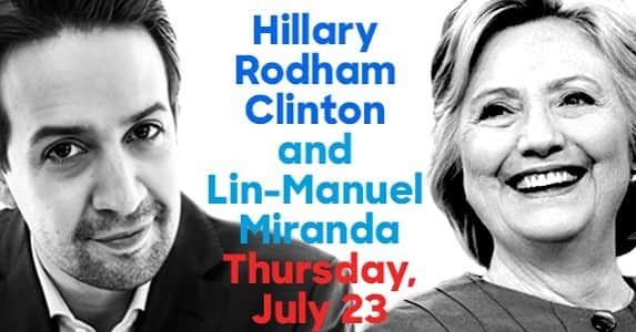 ヒラリー・クリントンさんのインスタグラム写真 - (ヒラリー・クリントンInstagram)「I couldn’t be more delighted to talk with my friend Lin-Manuel Miranda this Thursday about COVID, his advocacy work, Onward Together, the 2020 election, and of course, our favorite shared subject—American history.  Join us at the link in my profile.」7月21日 0時35分 - hillaryclinton