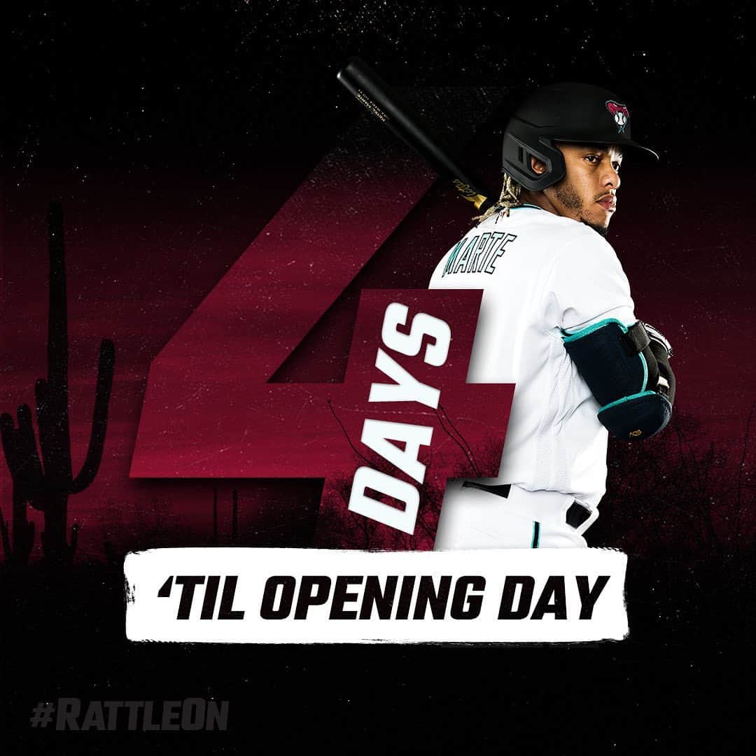 アリゾナ・ダイヤモンドバックスさんのインスタグラム写真 - (アリゾナ・ダイヤモンドバックスInstagram)「#OpeningDay week is here! #RattleOn」7月21日 0時52分 - dbacks