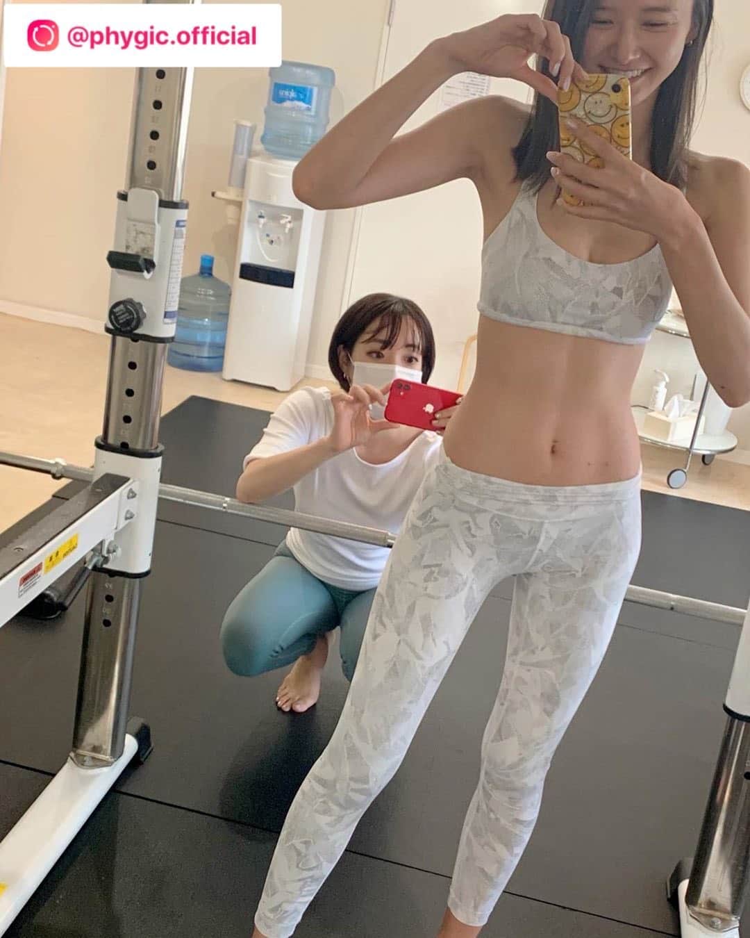 菅長愛子のインスタグラム：「💪👩🌈🌼 美優ちゃん( @miyu11_20 )ご来店💛 ． お腹が熱くなるまで腹筋できました✌️✨ ． 緊急事態宣言出て以来のトレーニングでした！ 喋りまくりで、、あっという間🙄(マスク着用&ソーシャルディスタンスしてました) ． ありがとうございました〜👋😊 @miilean_official ←美優ちゃんのブランド👗もチェックしてください〜私も狙ってます〜👚 ． ． #モデル #ジム #トレーニング #ダイエット #ボディメイク #筋トレ #ワークアウト #姿勢改善 #ヒップアップ #オンライントレーニング #腹筋女子 #O脚改善  #二の腕 #背中美人 #美尻  #家トレ#gym#training#workout#personaltraining#diet#bodymake  #筋トレ垢さんと繋がりたい  #ダイエット垢さんと繋がりたい  #筋トレ女子  #筋トレ好きと繋がりたい #ダイエット仲間募集中」