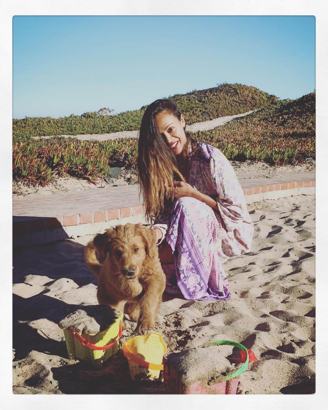 ゾーイ・サルダナさんのインスタグラム写真 - (ゾーイ・サルダナInstagram)「#dolce #goldendoodle」7月21日 1時27分 - zoesaldana